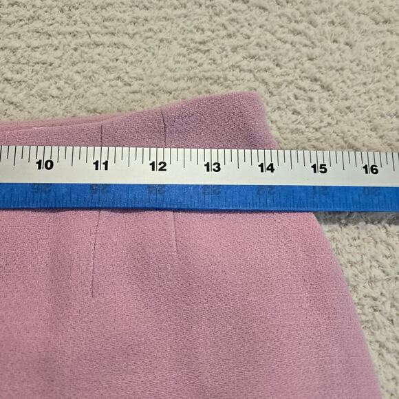 Vertigo Paris Petal Pink Wool Pencil Skirt Made in France Size 4 Legally Blonde - Picture 5 of 10